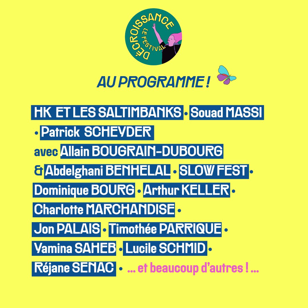 DÉCROISSANCE LE FESTIVAL tweet media