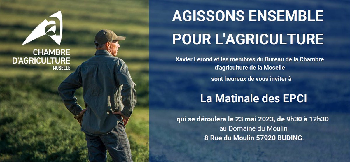 "Rdv à la Matinale des EPCI" pour les collectivités qui souhaitent soutenir leur  agriculture.
Les dispositifs de financement pour accompagner les transitions agricoles, environnementales et sociétales sont détaillés + témoignages de transitions mises en œuvre sur un territoire.