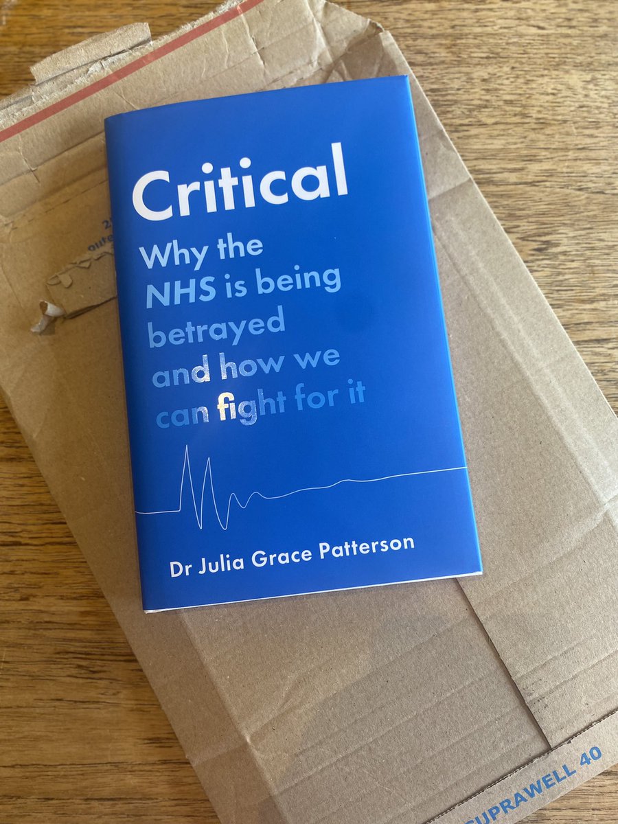 I have written a book because politicians are destroying the NHS intentionally, and I think everyone deserves to know what’s going on 🚨 It is a *big deal* that one of the largest publishing houses in the world is publishing a book about NHS privatisation, and an even bigger…