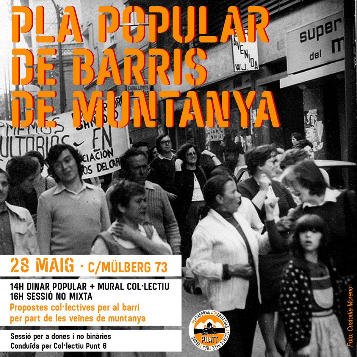 Dignitat3Turons's tweet photo. 👉Tornem aquest diumenge amb la segona sessió del 𝗽𝗹𝗮 𝗽𝗼𝗽𝘂𝗹𝗮𝗿 🔥

🕜11h 2na sessió 📍Jardins juan ponce
🕜14h Dinar + mural 🖌️🎨
🕜16h sessió no mixta 

💜Amb l'ajuda de @UPA_uni @ciclica_arq
 @voltescoop
@lacolarq
@CollectiuPunt6 💜 https://t.co/rAXGoHrOJl