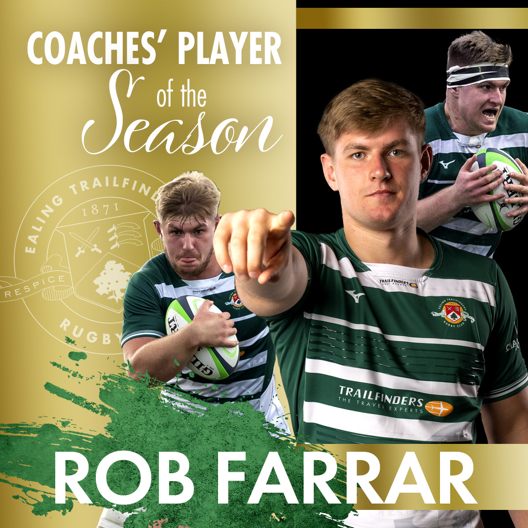 The first award is our Coaches' Player of the Season! After a huge 24 appearances this season, many of them as captain, the winner is... Rob Farrar! #ETF 🟢⚪️