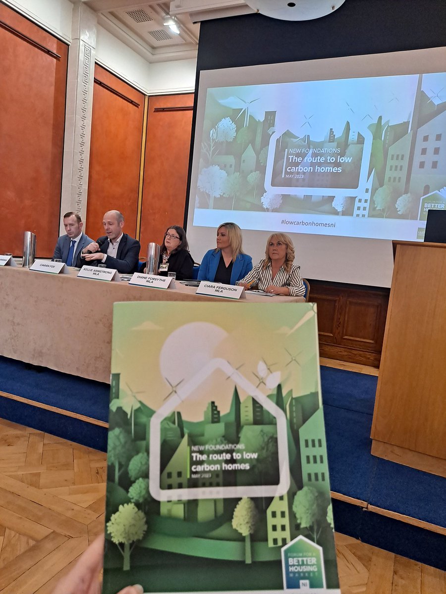 Our panel discussion is now underway! #lowcarbonhomesni