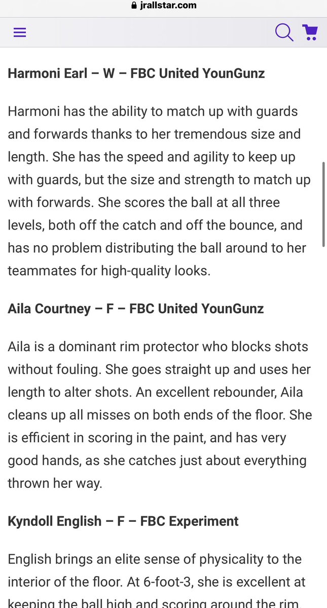 Thanks to <a href="/JrAllStarBB/">Jr. All-Star Girls Basketball</a> for the write up! Still room for improvement . I’m thankful for my talented teammates they make it easy‼️🏀 <a href="/FBCMotton/">FBC Mo</a> @coachsasha10 #FBCSTRONG

Full article:
jrallstar.com/2023/05/prime-…