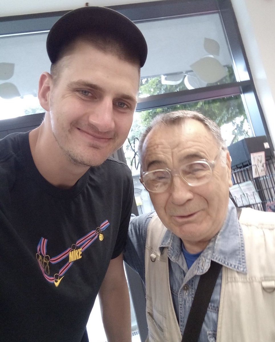 srdjanvlaskalic's tweet photo. Stevan Šegrt(80)from #Sombor, watched all the games and he is permanently engaged as a volunteer in the awakening of the Sombor fan group of @nuggets @ktib0r @Nikodijevic1 @SECsombor Let's get the ring #sombor shuffle @DNVR_Nuggets @NuggetsSrbija @ChrisMarlowe @Adam_Mares @NBA https://t.co/S9qco2xJxw