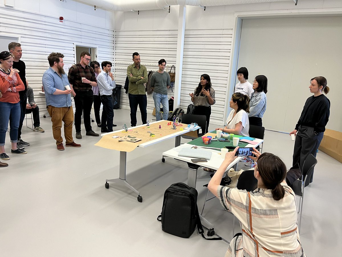 chrisspeed's tweet image. What does it mean to involve an AI team member within a design research project? @aditi_suranaa @lee_youngsil12 Yuxi and Pame using MidJourney, ChatGPT and Tulip to create speculative personas and narratives for Care Futures @Dcode_EU