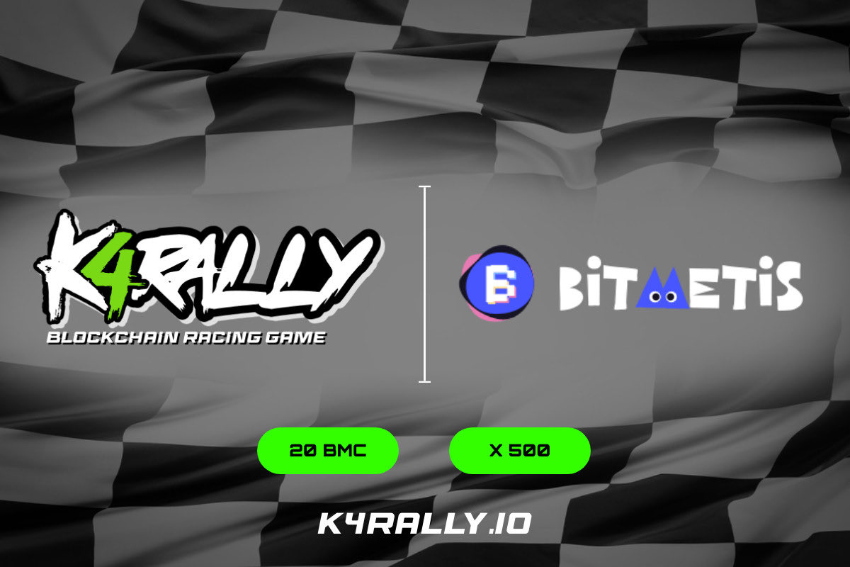 Exciting News: @K4Rally partners with <a href="/BitMetis/">KlapAI (Formerly BitMetis)</a>. Now its Bounty Time. We start with 500 x 20 BMC. Promotion ends 28. May 4am UTC. We say: Thank you <a href="/BitMetis/">KlapAI (Formerly BitMetis)</a> 
Claim your rewards here: bitmetis.io/bounty-detail/…
#k4rally #k4r #gamefi