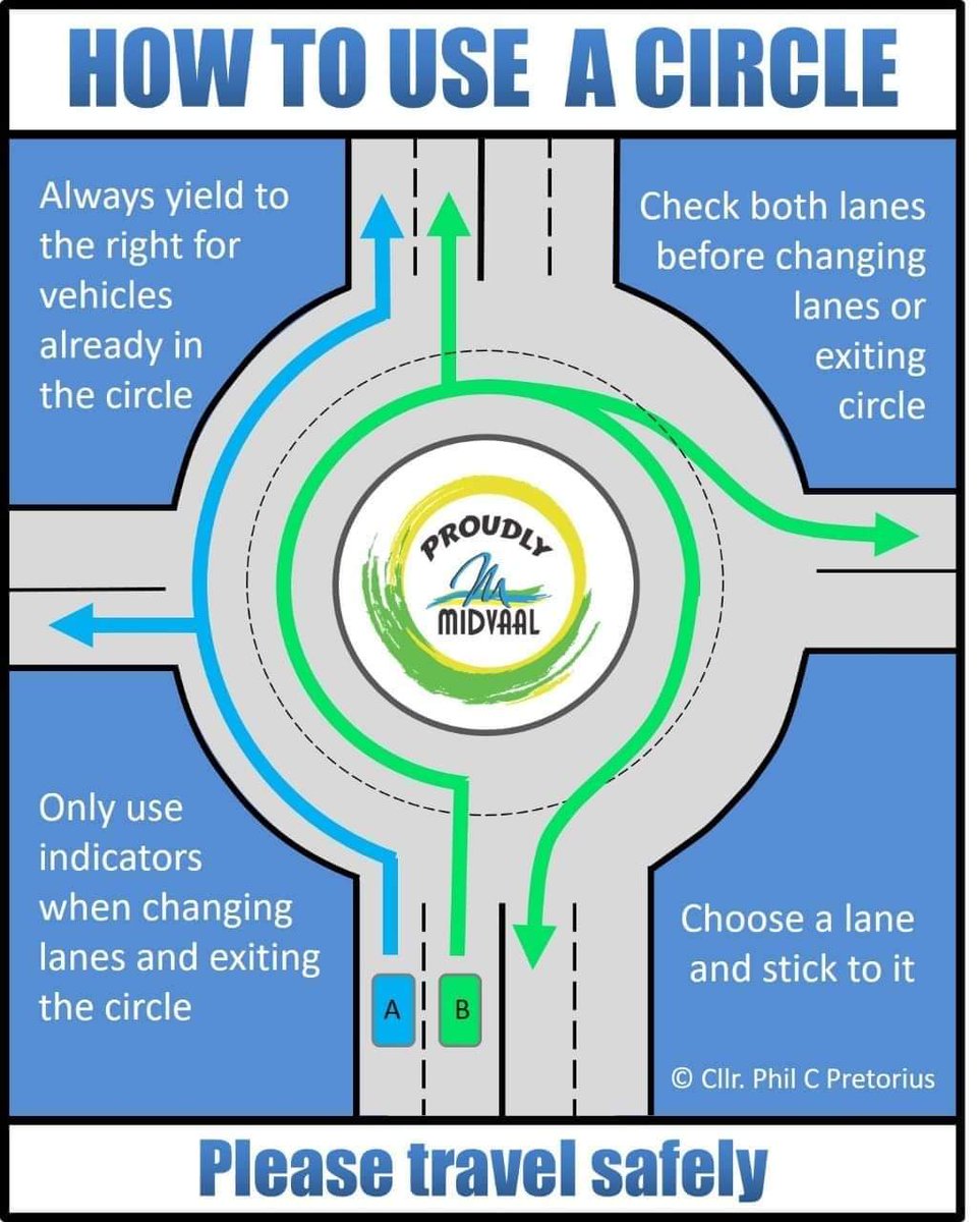 PietSw's tweet image. I feel that people need to get special training for this principle when getting their licenses. 

#TrafficCircle #HowToDrive #MotorVehicleLicence