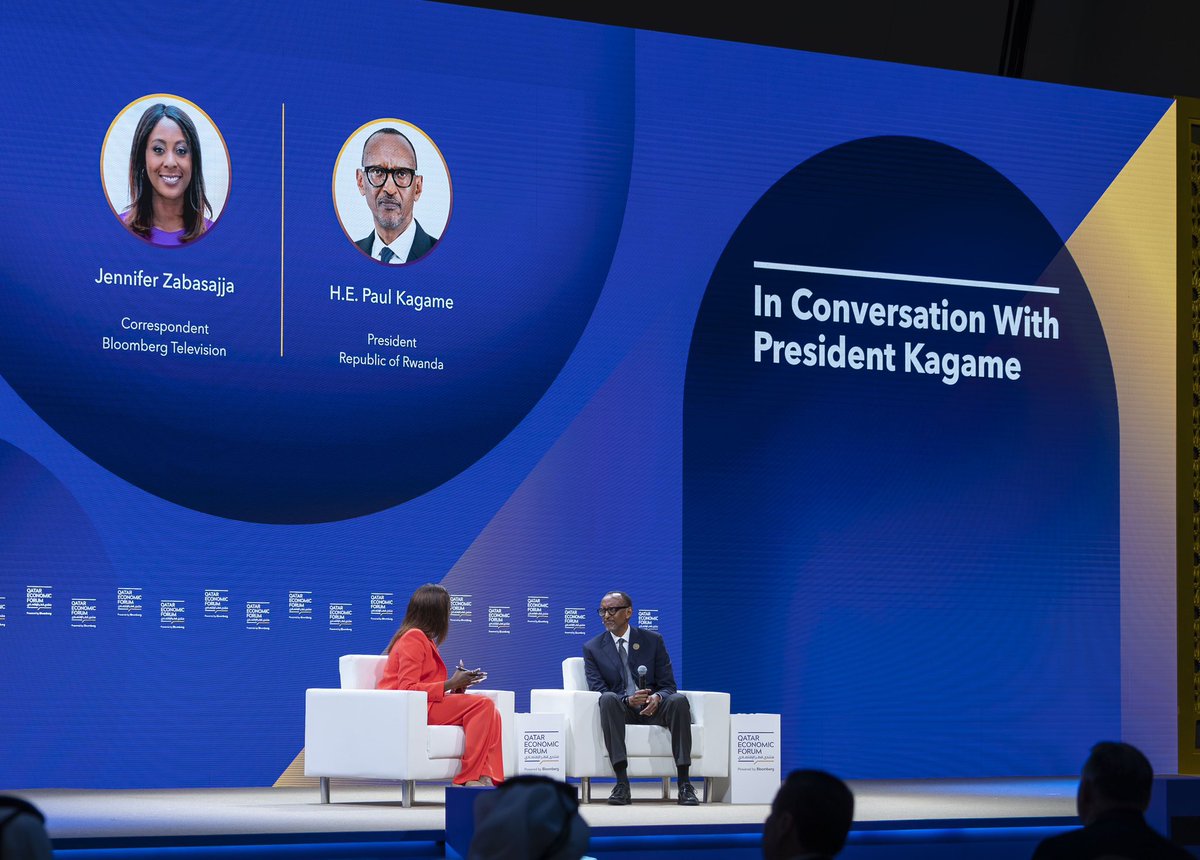 MusoniPaula's tweet photo. President @PaulKagame: “We have a vision of what we want to do and #Qatar is a partner of choice in aviation. We seek partnerships with market leaders in Infrastructure, Manufacturing, Innovation &amp; Startups”

@zipline &amp; @norrskenEA  among key partnerships 

 #Qatar_Economic_Forum https://t.co/wlS9Gr0Wio
