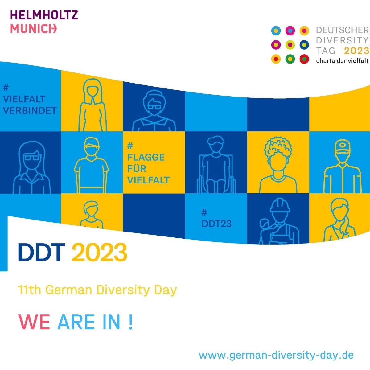 Today is #diversityday!
Do you know what aspects of #diversity are actuallly meant?
👶👩👵Age
🌍Ethnic original &amp; nationality
🌈Gender &amp; gender identity
💪Physical &amp; mental abilities
🛐Religion
👬Sexual orientation
🪜Social background

#GDD23 #flagfordiversity #unitedindiversity