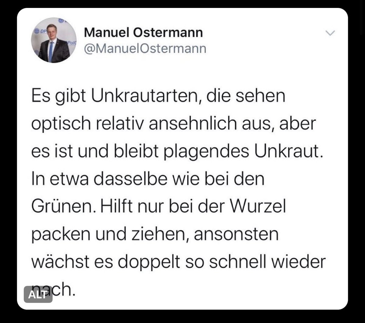 @M_Ostermann Haben Sie sich bereits selbst wegen Volksverhetzung angezeigt?
Als 'Gewerkschafter' sollten Sie auch bei diesem 'Einzelfall' vorbildhaft handeln!
Wir warten auf eine Stellungnahme!