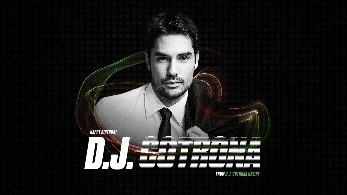 Wishing @DJCotrona a very happy birthday!