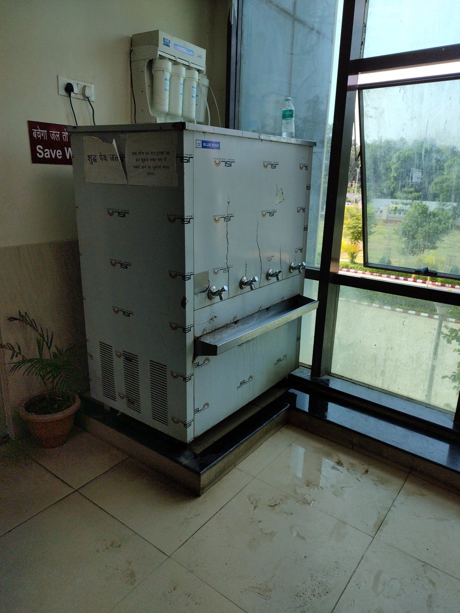 ManwendraSing18's tweet photo. Appreciate the facility and all good work being done at @aiims_gkp  but from 1 Year (since my formal complaint) unable to keep glasses for public to drink water. They have kept this plastic botte as replacement. @myogioffice

#poormanagement #aiims https://t.co/Wh32wf6FCW