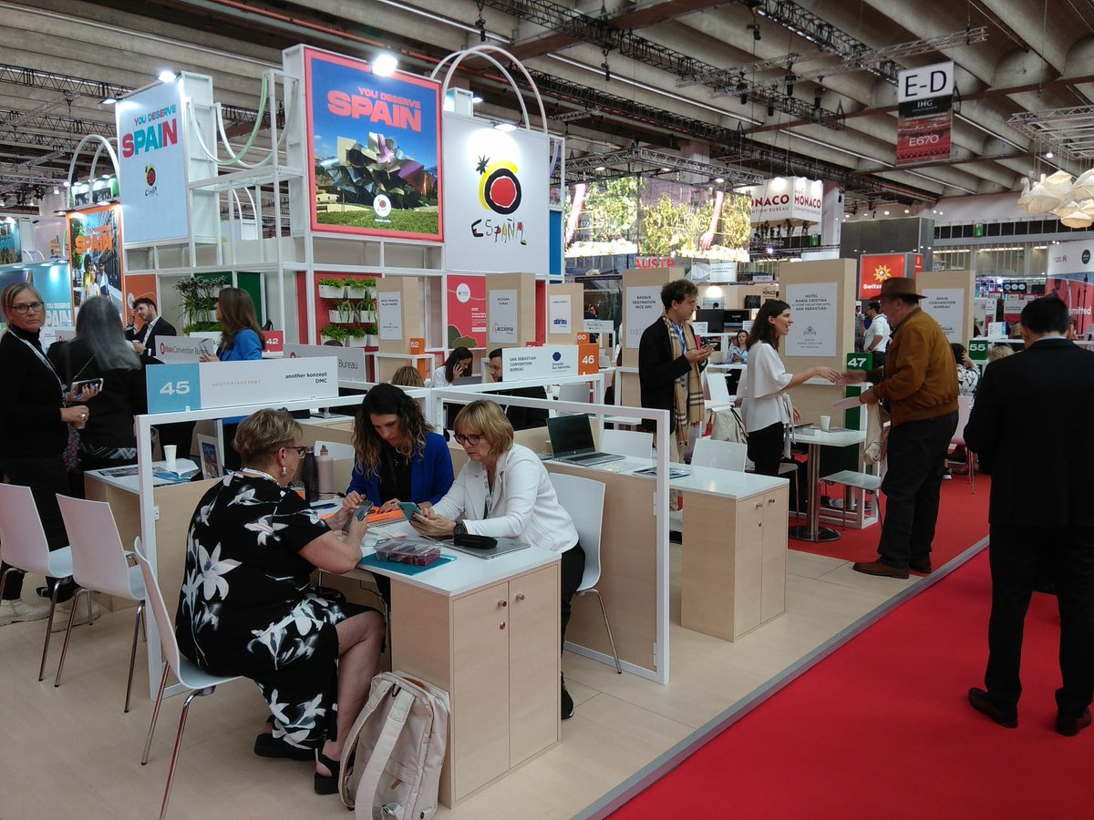 Representatives from Donostia San Sebastian Turismoa's Convention Bureau and 4 partner companies  - <a href="/hotelmariacrist/">Hotel Maria Cristina</a>
, <a href="/Hagoos_FF/">hagoos</a> , #Inbasque and <a href="/BasqueDest/">Basque Destination</a>  - will be at the IMEX 2023 Trade Fair from 22 to 25 May.

You can find us at Stand D320 - Table 46.
 
Come to discover