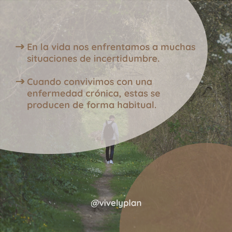 VivelyEs's tweet photo. La 7ª clave de #Vively para realizar una buena #autogestión de tu enfermedad #crónica y mejorar así tu calidad de vida, es aceptar la incertidumbre y aprender a convivir con ella.
⬇️¿Quieres aprender a hacerlo?⬇️
🟤Entra en: https://t.co/7ZZr3wXzi7 https://t.co/FHYcWIkXhc
