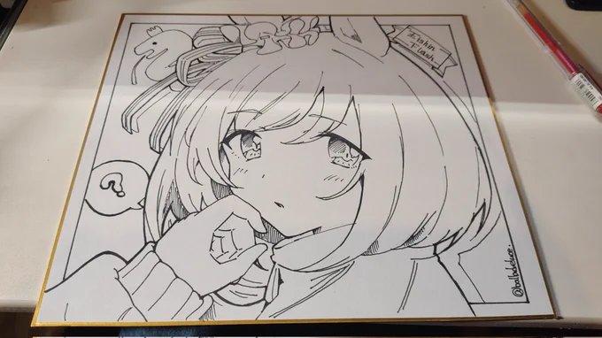 描けました いい感じです