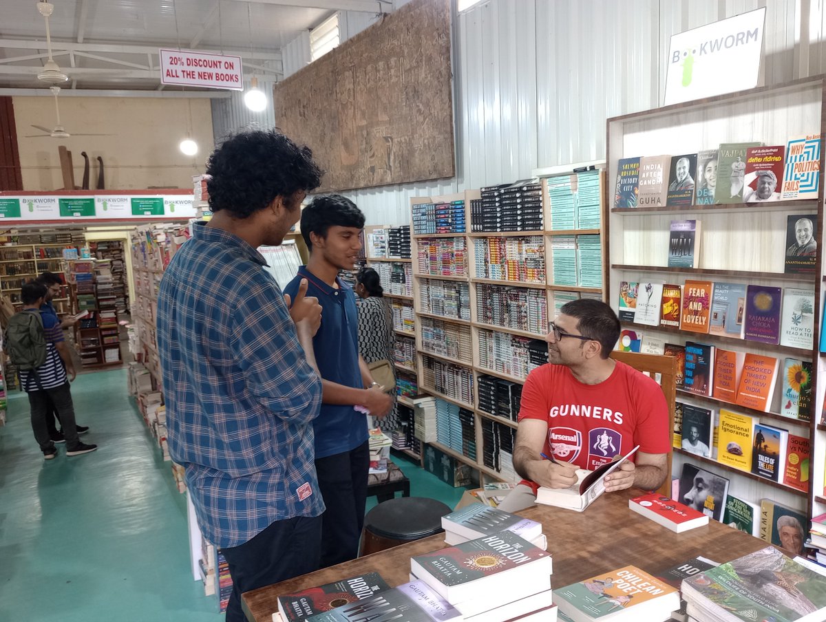 Bookworm Bookstore, Blr on Twitter "Happening now."