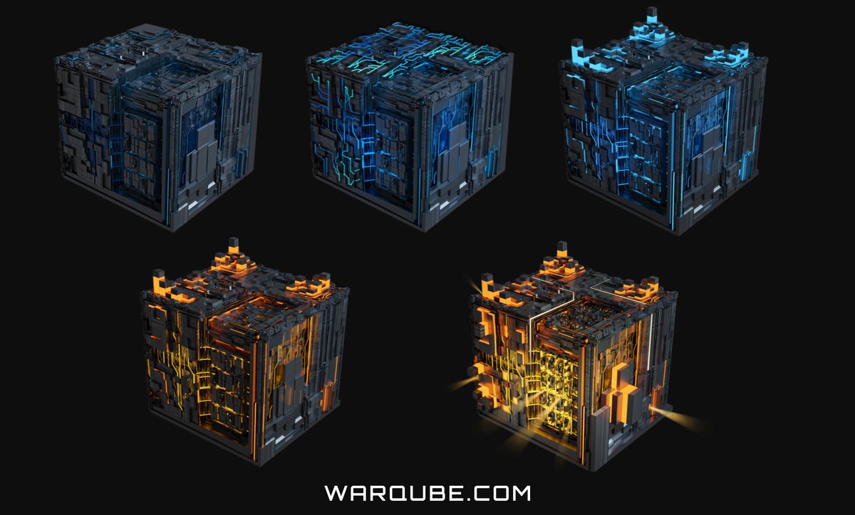 The Cube | <a href="/WarQube/">WarQube ★</a> ⚔️

We are always experimenting with the visuals searching for the best way to display the extravagance of the WarQube elements of the game!🔥👀🎮 #P2E #F2P #Gameplay #Web3Gaming 

This piece is no exception.
Do you like it? ☺️

#warqube #cube