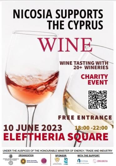 On Saturday, June 10th, from 18:00 to 22:00, visit  Eleftheria Square for an enchanting journey of colors, aromas, and flavors with tastings of Cypriot wines. You can enjoy fresh vintage white and rosé wines, new labels, and old vintages from 20+ wineries. 
#winetasting #wine