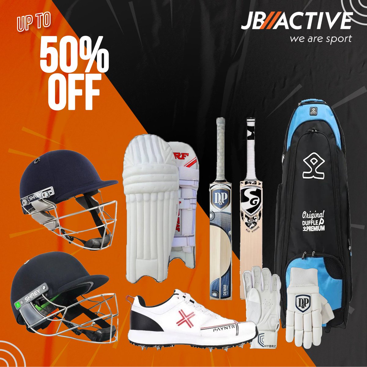 jbactivesa's tweet photo. The SALE just keeps getting better🛍️
Get your hands on your must haves with up to 50% on selected styles at our @FourwaysMall store! Valid for a limited time only, while stocks last. T's &amp; C's #jbactive #wearesport #sale https://t.co/s2ID5etqxF