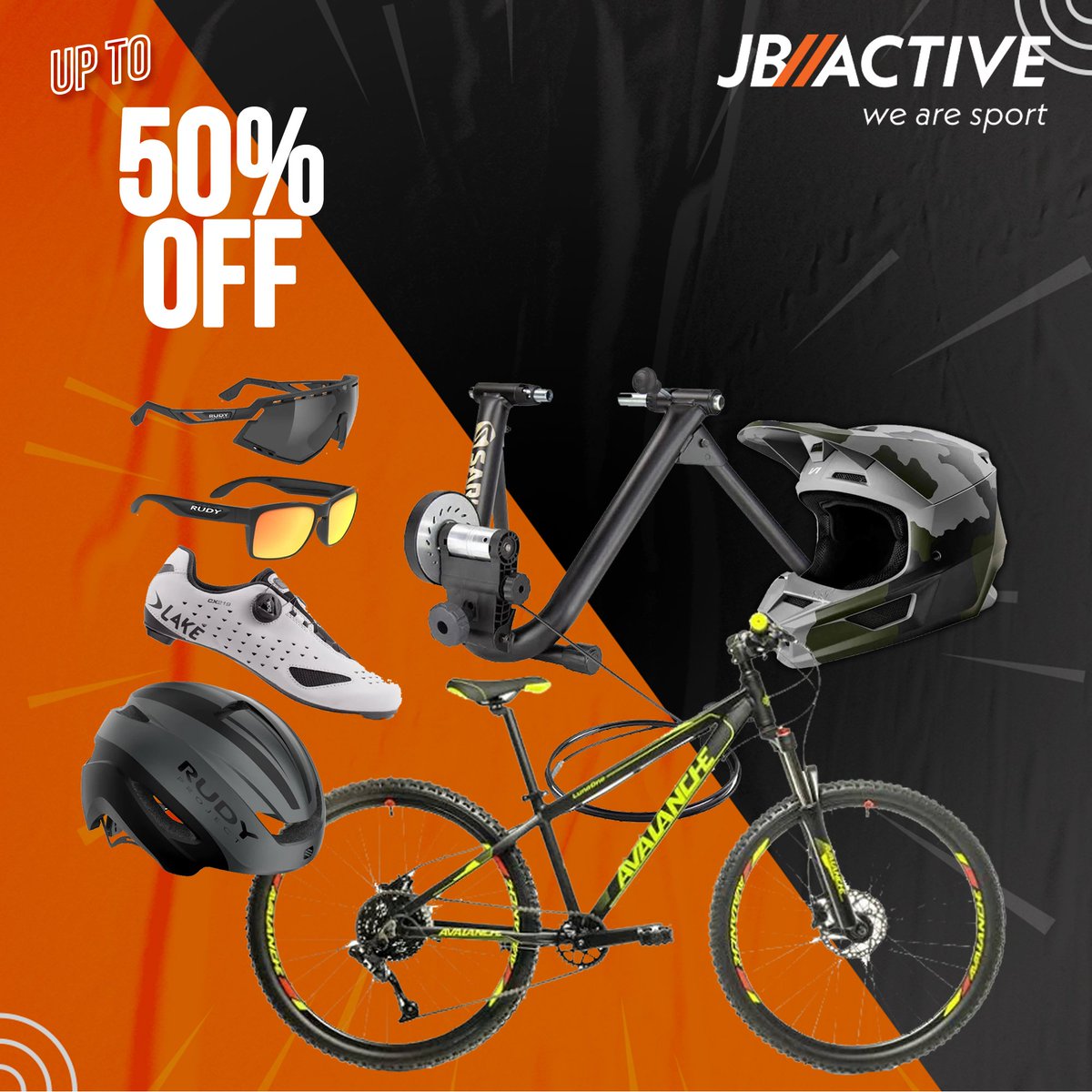jbactivesa's tweet photo. The SALE just keeps getting better🛍️
Get your hands on your must haves with up to 50% on selected styles at our @FourwaysMall store! Valid for a limited time only, while stocks last. T's &amp; C's #jbactive #wearesport #sale https://t.co/s2ID5etqxF