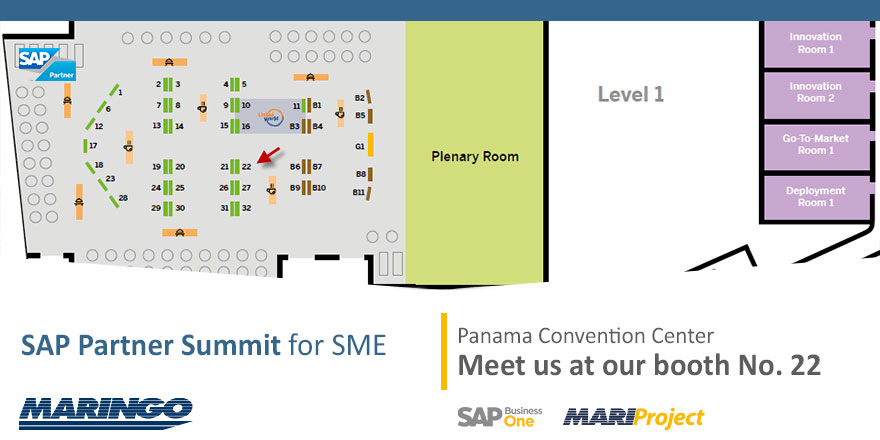 MARINGOcomputer's tweet image. Today the #SAPPartnerSummitforSME starts in Panama. Meet us at our booth no. 22! We look forward to getting in touch and sharing news about #SAPBusinessOne and #MARIProject.