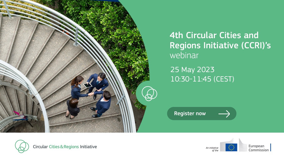 Have you saved the date?

➡️The 4th Circular Cities & Regions Initiative's Webinar is just around the corner!

🗓️25 May, 10:30 CEST

The webinar focuses on the @EU_Commission's initiatives on sustainable public procurement.

Register here! 👉europa.eu/!k6j8Rn

#CCRIEurope