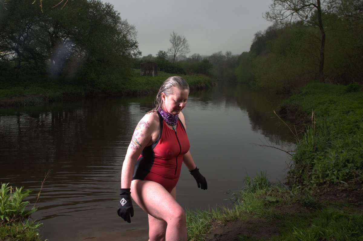 Location Portrait #openwaterswimming #derwentriver #swimmer