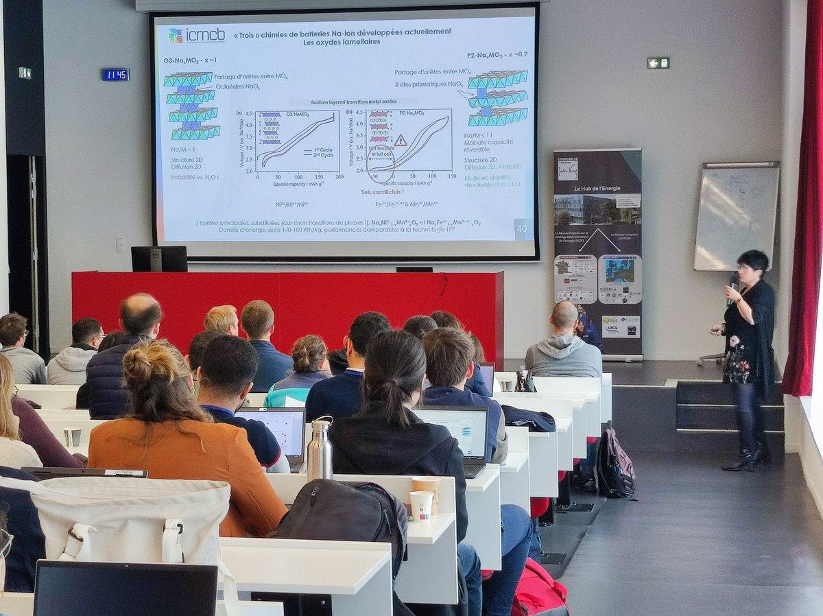 EnergyRS2E's tweet photo. Ecole thématique #EStock @INC_CNRS au Hub #Energie Amiens @CroguennecLaur1 @icmcb #LRCS https://t.co/7zq4fcXSyT