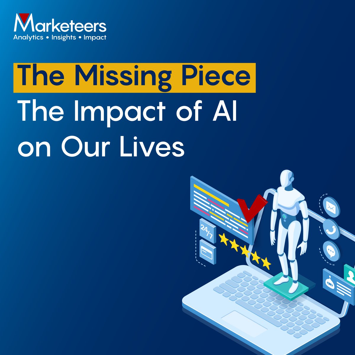 Marketeers_ai's tweet image. Can you imagine a life without #AI? 

#Marketeers_AI #AIfortheFuture #DataAnalytics #DataScience #ArtificialIntelligence #GuidingDecisionsForGrowth #Marketeers_Insights