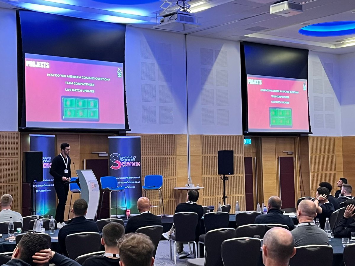Fantastic day at the <a href="/SoccerScience/">Soccer Science</a> conference yesterday talking about some of our work and processes at Nottingham Forest this season. Big thanks to <a href="/SbgSports/">SBG a Catapult company</a> for inviting me to speak and great to catch up with some familiar faces! ⚽️🧠 #NFFC