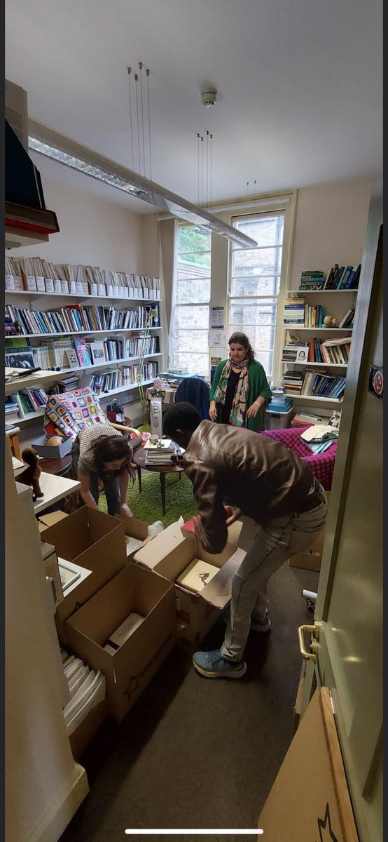A busy day for @carvalhoprimate @M_BeardmoreHerd @mathe_jacinto who packed up 300 kgs of primatology and palaeoanthropology books for the new Scientific Library of Gorongosa 
Very exciting! #primatology 
@GorongosaPark @gorongosasci