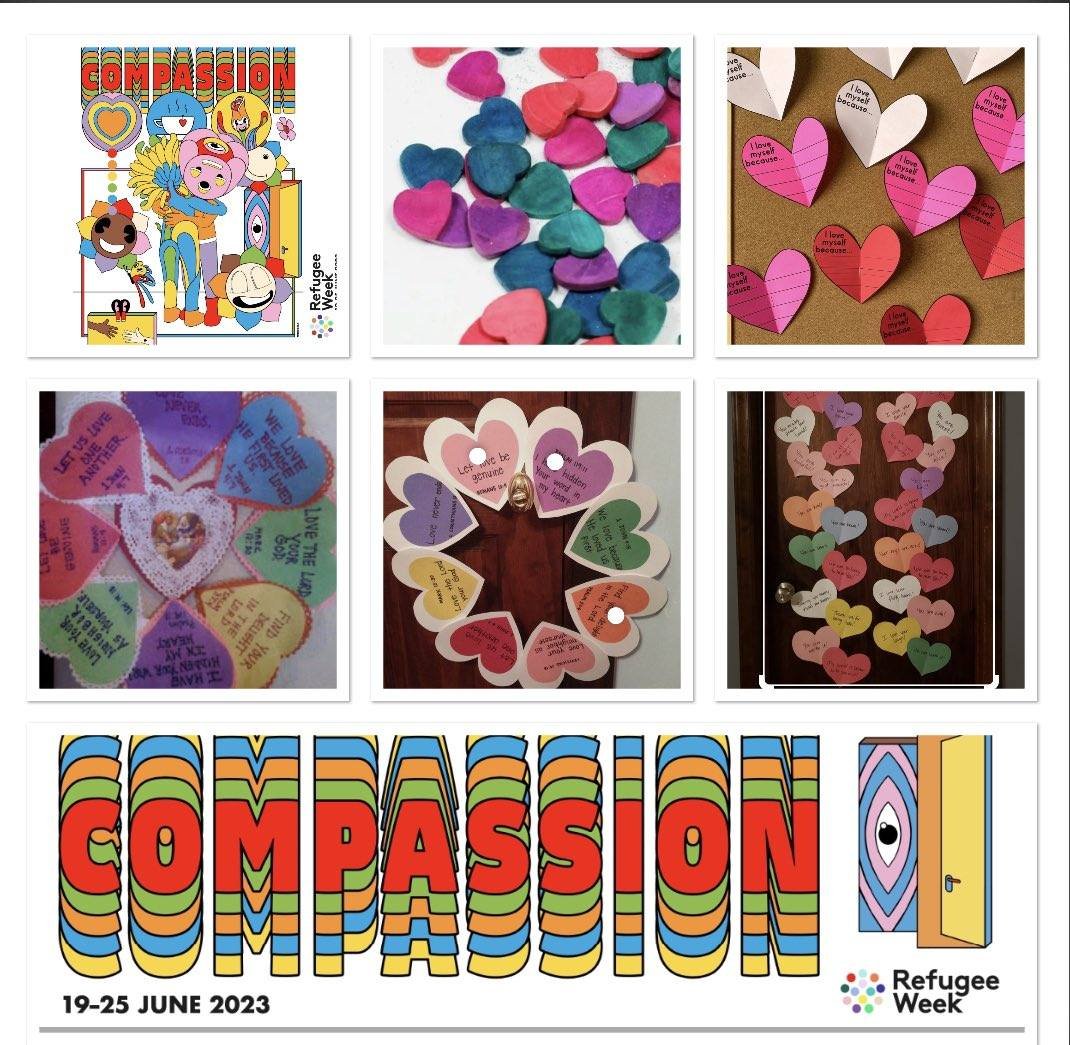 Calling Wirral schools For #RefugeeWeek we invite you to celebrate what compassion looks like in action! Design a heart, write a message of what compassion means to you & send your entry to us at WDC as part of a collaborative display! Organised w/@heart4Refugees & @wirralmeas