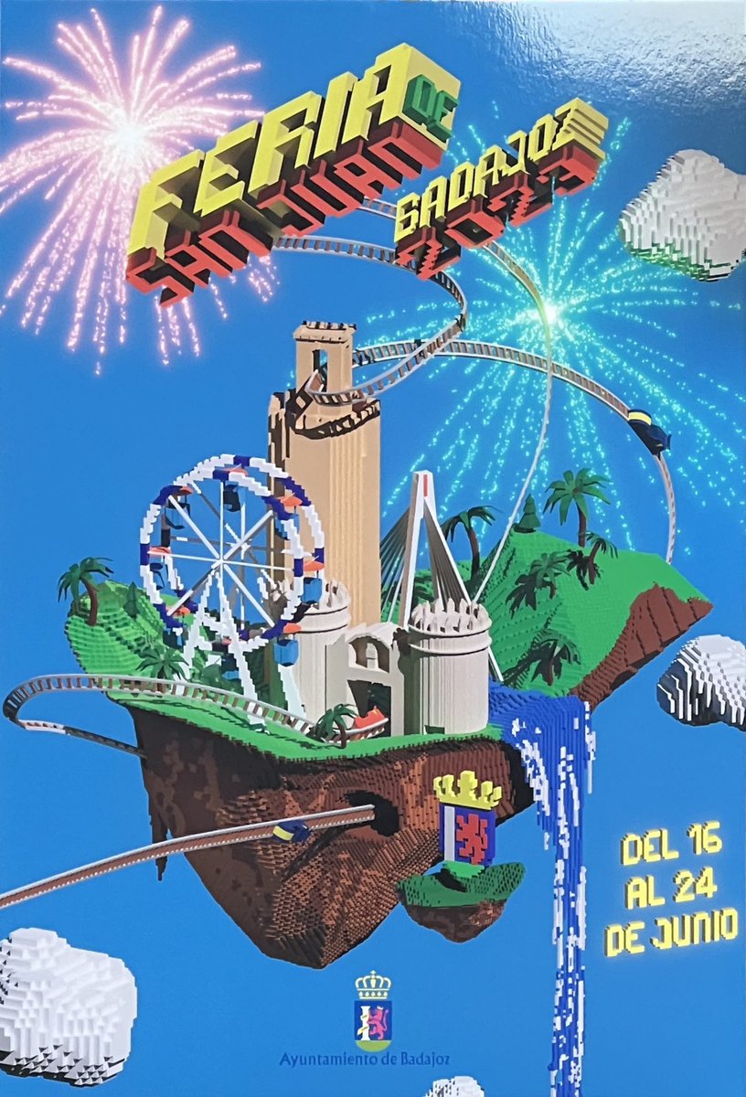 “Feria al Cubo” es el cartel anunciador de la Feria de San Juan 2023, que se celebrará del 16 al 14 de Junio.