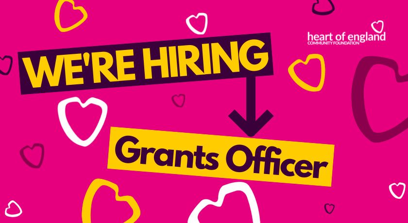 We're looking for a new Grants Officer who will use their knowledge &amp; expertise to bring continued enthusiasm to our grantmaking 💕

If you have a passion for supporting the local community &amp; the relevant experience, we'd love to hear from you! 

Apply 👉 bit.ly/work-4-us