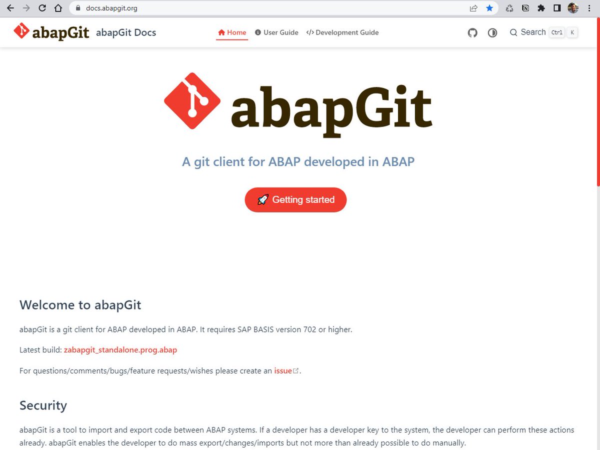 marcfbe's tweet image. 🚨 abapGit Documentation Overhaul 🚨
Thank you, @stocki3, for bringing a brand new design and features to the #abapGit docs!
docs.abapgit.org