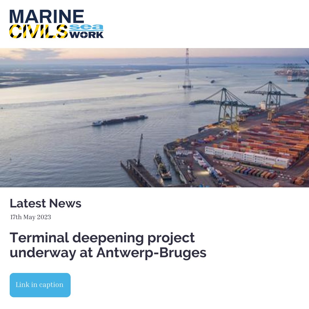 Marinecivils's tweet image. Find out more here: maritimejournal.com/marine-constru…

#marineconstruction #marinecivils #terminaloperator #barges