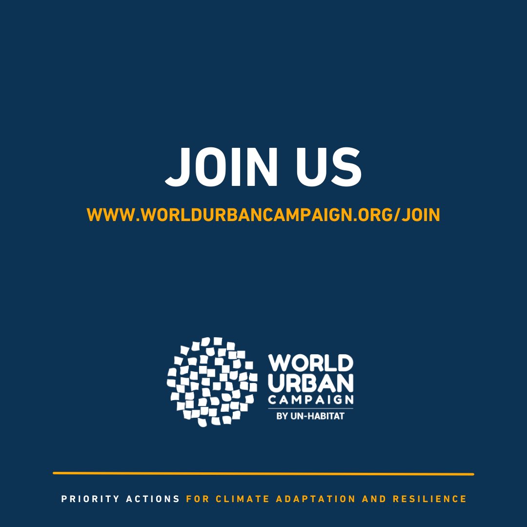 urbancampaign's tweet photo. The City We Need Now prioritizes climate-resilient cities by reducing emissions, promoting innovative urban design, sustainable mobility, and expanding green spaces to adapt and thrive against climate change. #TCWNN #SDGs #WUC https://t.co/UHK3RCWVUS