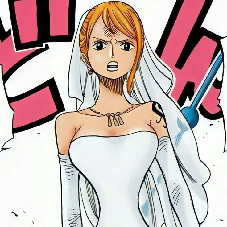 Nami's Wedding Dress #onepiece #clockworkisland