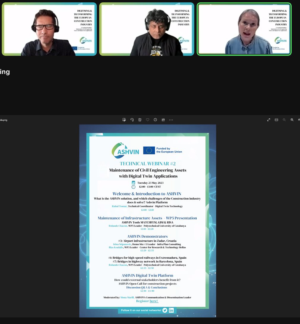 AshvinH2020's tweet image. 🔴NOW LIVE🔴
#2 #TechnicalWebinar begins!

@mona_marill from @AustraloTeam starts the session, welcoming everyone and explaining the event goals. She suggests connecting with the #ASHVINTeam and watching the chat for further information on #ASHVINInnovations and opportunities.