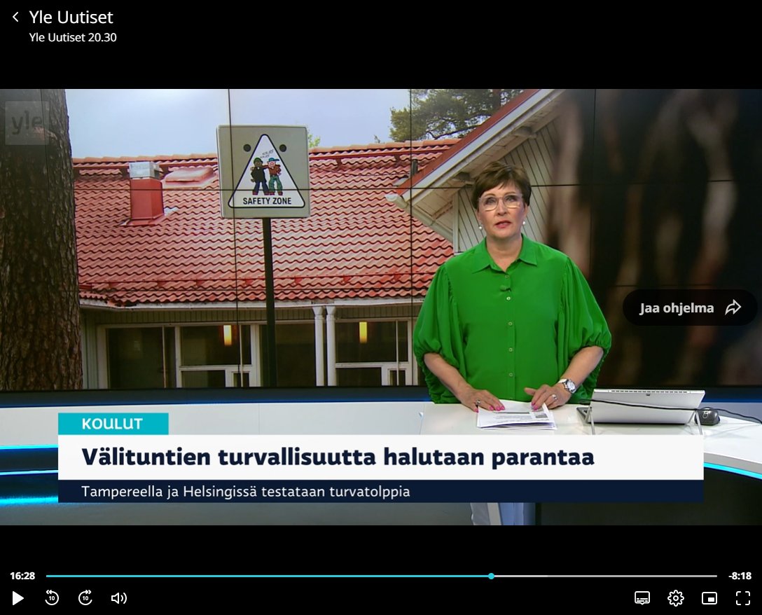 No nyt on Välkky-turvatolppa tohkeissaan, kun pääsi oikein Ylen pääuutisten aiheeksi.🥰
Juttu alkaa kohdasta 16:28
areena.yle.fi/1-62874914?aut…