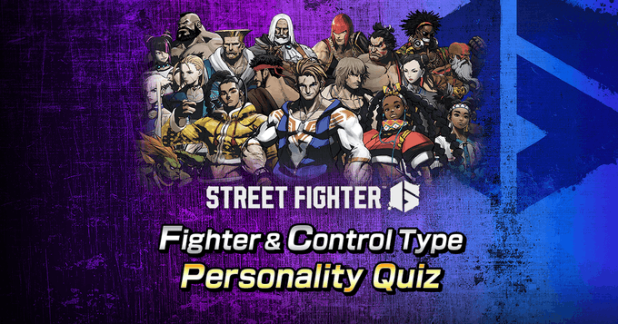 StreetFighter's tweet image. Which fighter are you? 💪

The #StreetFighter6 Fighter &amp;amp; Control Type Personality Quiz has begun 💡

Just answer a few simple questions to find out which fighter is recommended for you!

⏩ bit.ly/SF6CharacterQu… and share the results on your socials 🙏