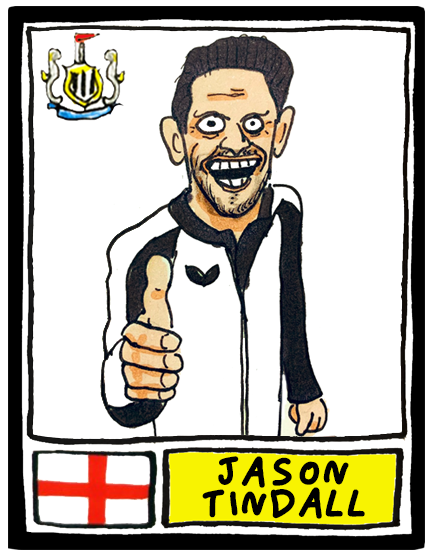 CheapPanini's tweet photo. Today's project: DRAWING NEWCASTLE UNITED (albeit badly)

Newly qualified for Big Cup, it's time to bring them back down to earth. Coming up: 24 extremely questionable doodles. We'll start with Jason Tindall, who we understand likes to be first 🧵

[includes ALT text x) https://t.co/D5rM1JDuIK