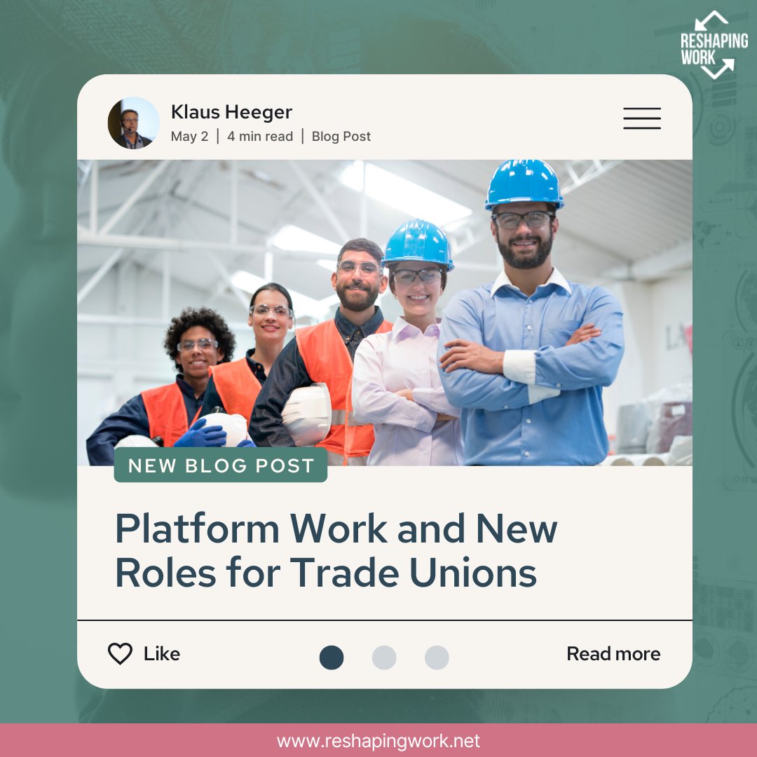 reshaping_work's tweet photo. The needs of today's worker are NOT the same as 20 years ago.
#tradeunions must adapt to represent this group in a context of #PlatformEconomy!
Klaus Heeger, @CESIunions, explains it better in this brand new RW blog (4min read)👉https://t.co/iXSshsff9T
#Work4Impact https://t.co/61oxVn7zKV