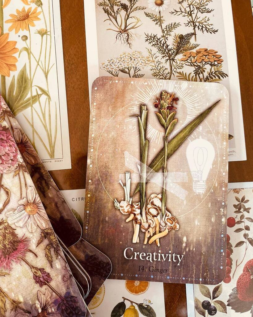 AmandaJesenska's tweet photo. up let’s do some ginger creativity magic! This warming herbs sparks your intuition and inspiration. Associated with the Sun it will activate your sacral and solar plexus chakras to give you the courage to put your best foot forward towards the things tha… https://t.co/6FUIgy5Awz https://t.co/2GTL9vPaSf