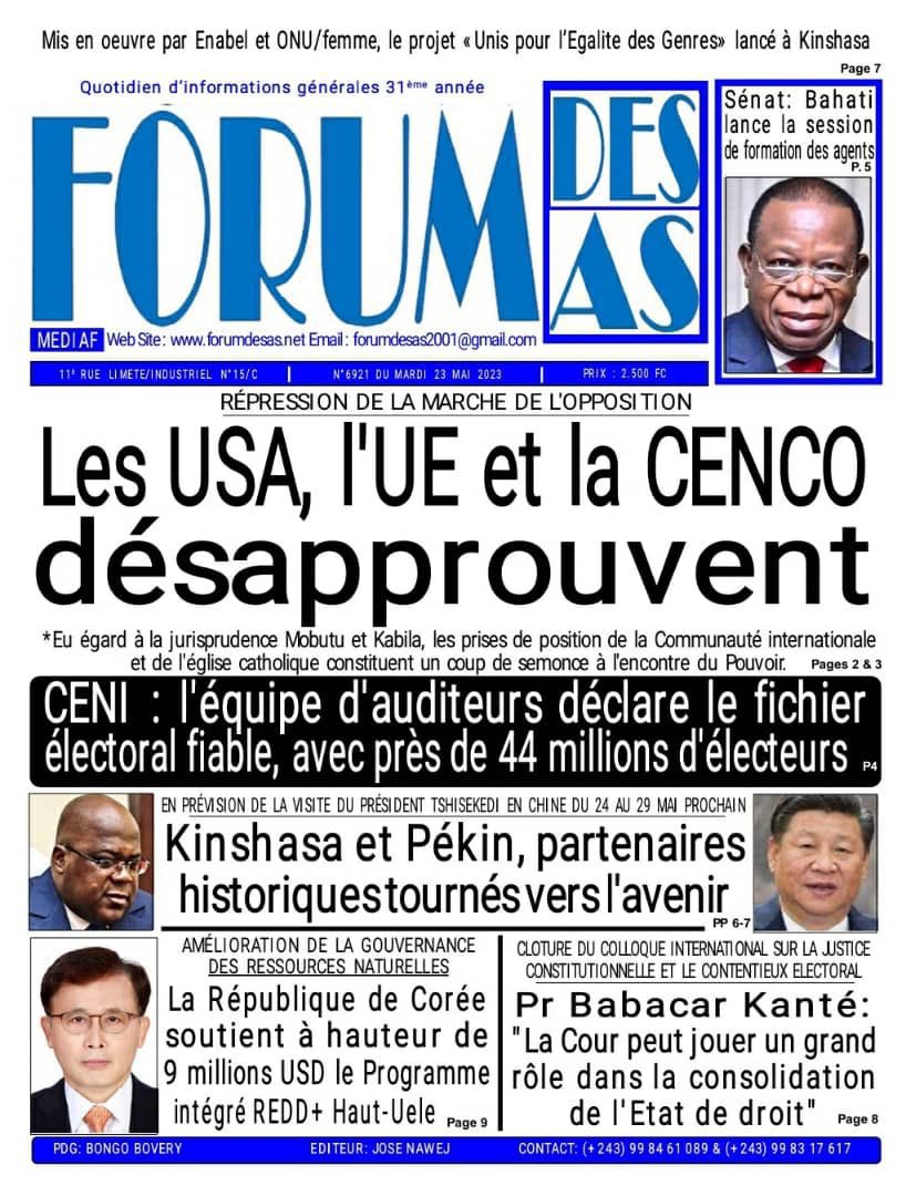 À la une #RDC