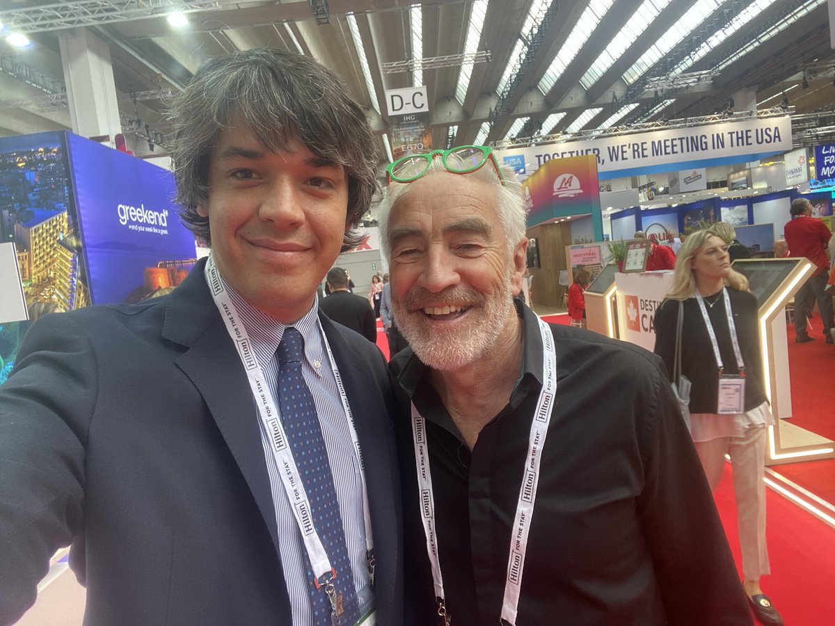 Today at #imex23 @IMEX_Group  with a friend - and legend - of the meeting industry @supergreybeard! #eventprofs