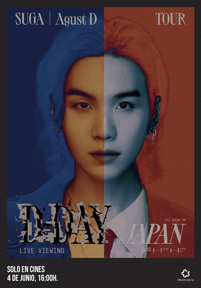 CineYelmo's tweet photo. #ARMYS ⚠️ Sabemos que SUGA: Agust D TOUR 'D-DAY' in JAPAN: LIVE es muy importante para vosotr@s. Estamos haciendo unos ajustes para que estén las entradas a la venta lo antes posible. Sentimos mucho las molestias 😭 Os avisaremos en cuanto esté disponible 💜 https://t.co/i3YDp20Og7