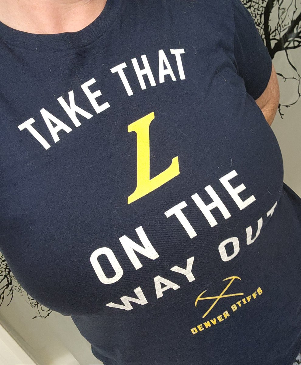 satanlovesewe's tweet photo. @DLineCo makes all my lucky shirts.
@DNVR_Nuggets @DNVR_Sports 
#DenverNuggets #TakeThatLOnTheWayOut
#JokeAroundAndFindOut
#LakersSwept https://t.co/TqjCk5qDmy