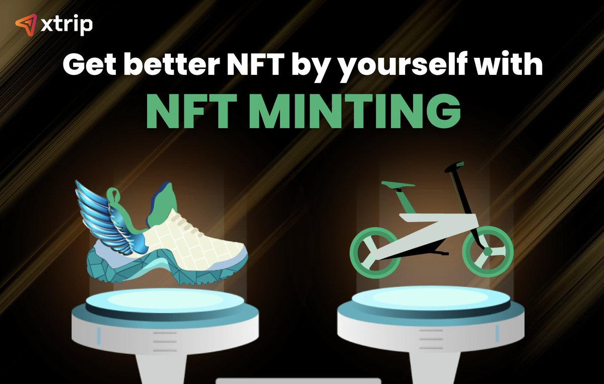 You can definitely create a brand new #NFT, even a better NFT 🚀 

#Mint your 2 level-5 NFTs for a new one of which type will be vary. If lucky enough, you can get an NFT higher type 😱 
E.g: Mint NFT Shoe x Shoe 👉 5% to get NFT Bicycle