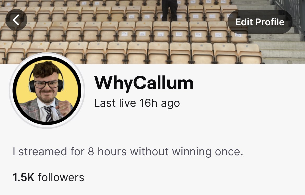 WhyCallum_'s tweet photo. 1.5k is madness. Thank you! https://t.co/fVYpZESbrB